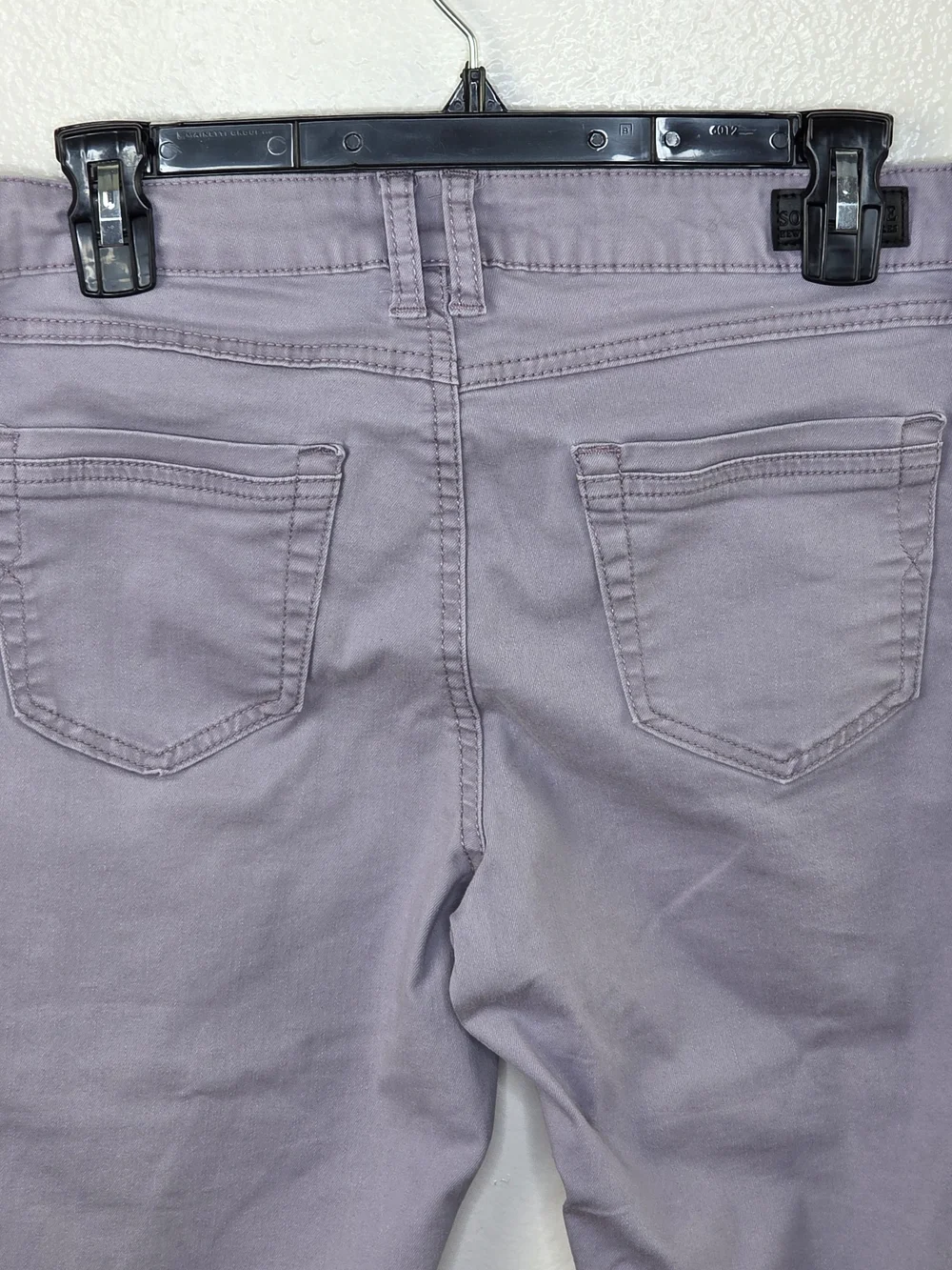 Soundstyle Mid-Length Jean Shorts in Lavender Size 10